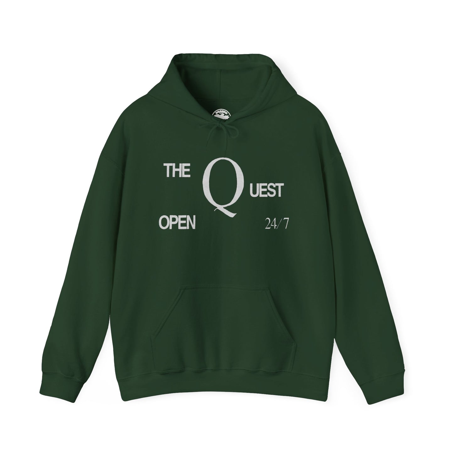 The Quest Club Hoodie (Birmingham Alabama Gay Club/1977-2022/Exterior Sign with Vintage Print Effect)
