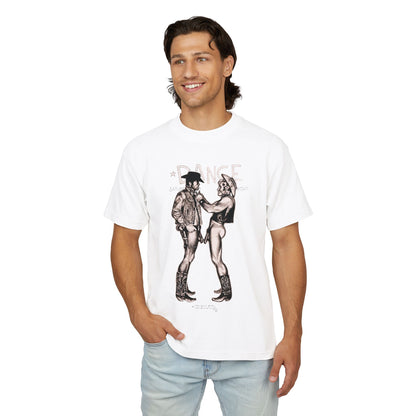 Longhorns - Dance Jim French Cowboys (Special Edition Boxy Heavy Tee/260 GSM/100% Combed Cotton)