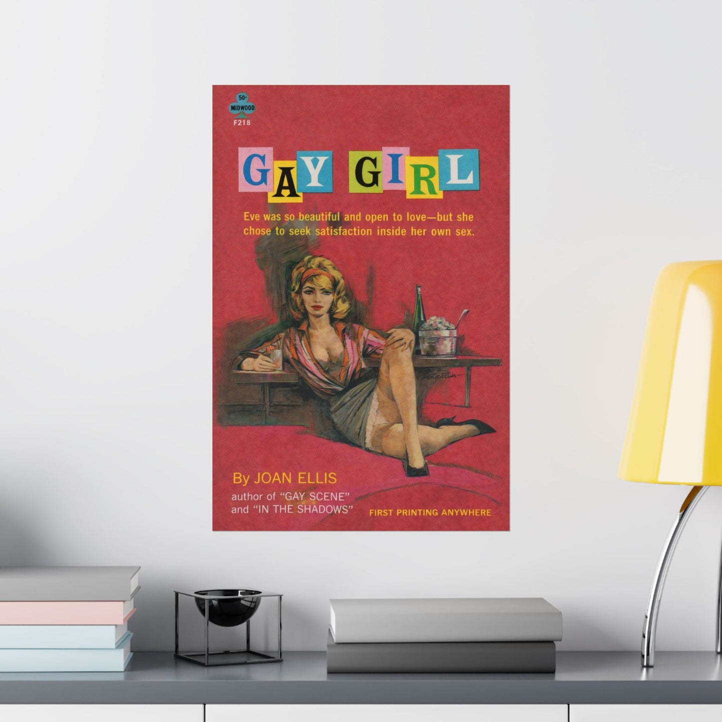 Gay Girl (60's Lesbian Pulp Novel Art Poster)
