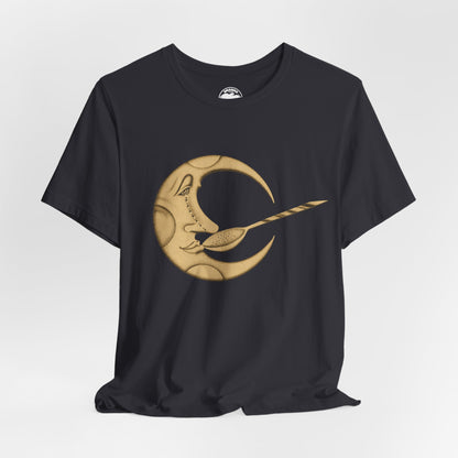 The Moon and the Spoon (Studio 54 Artwork/Graphic with Vintage Print Effect)