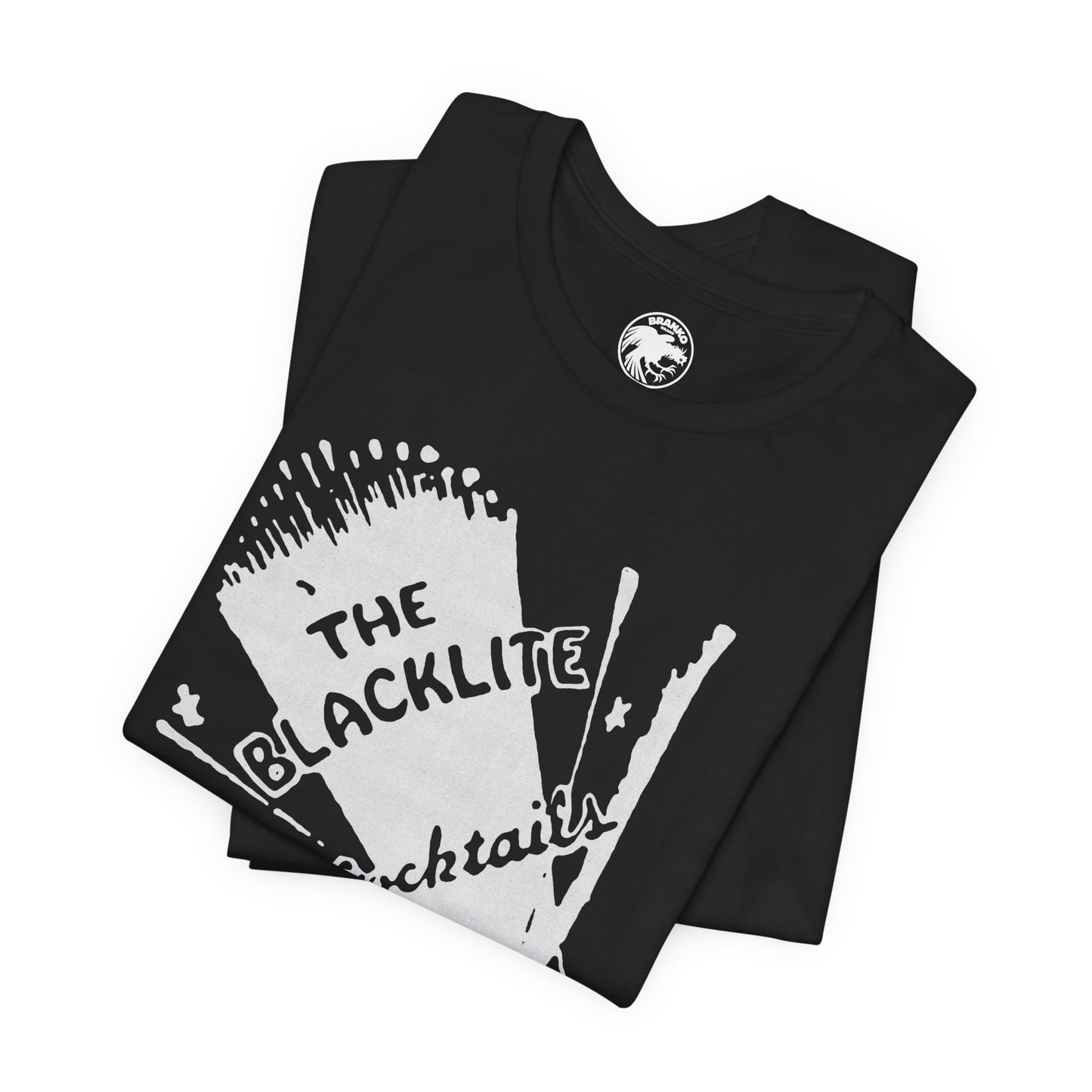 The Blacklite (Hollywood Gay and Trans Dive Bar/Matchbook Graphic with Vintage Print Effect)