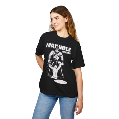Manhole Chicago (Special Edition Boxy Heavy Tee/260 GSM/100% Combed Cotton)