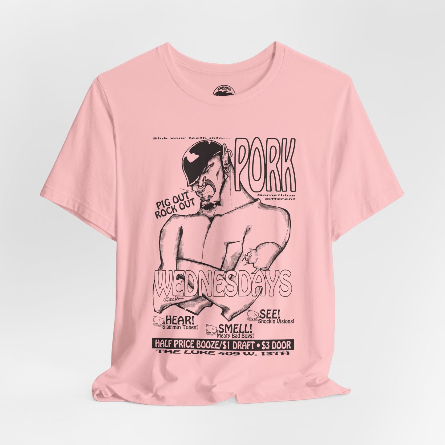 Pork (Flyer for Wednesday Nights at The Lure in New York City/Gay Leather Bar)