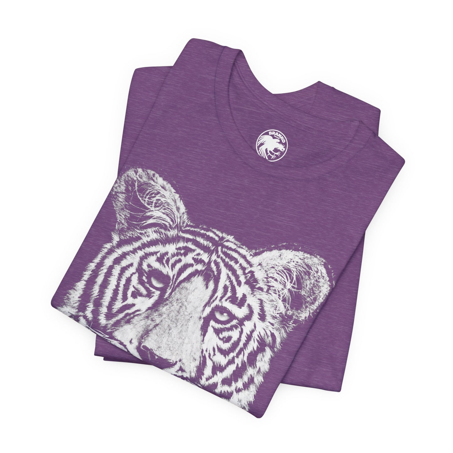 White Bengal Tiger (Replica 90's Tiger Shirt/Oversized Graphic with Vintage Print Effect)