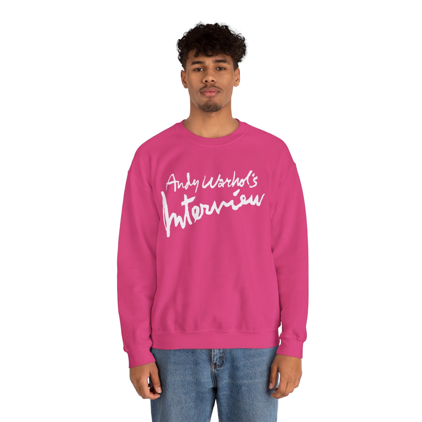 Interview Magazine Logo Sweatshirt (Replica Promo Sweatshirt/Andy Warhol's Interview Magazine)