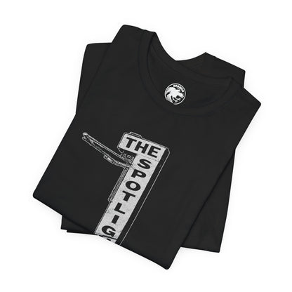 Spotlight (Historic Los Angeles Gay Bar/1963-2011/Exterior Sign Illustration with Vintage Print Effect)