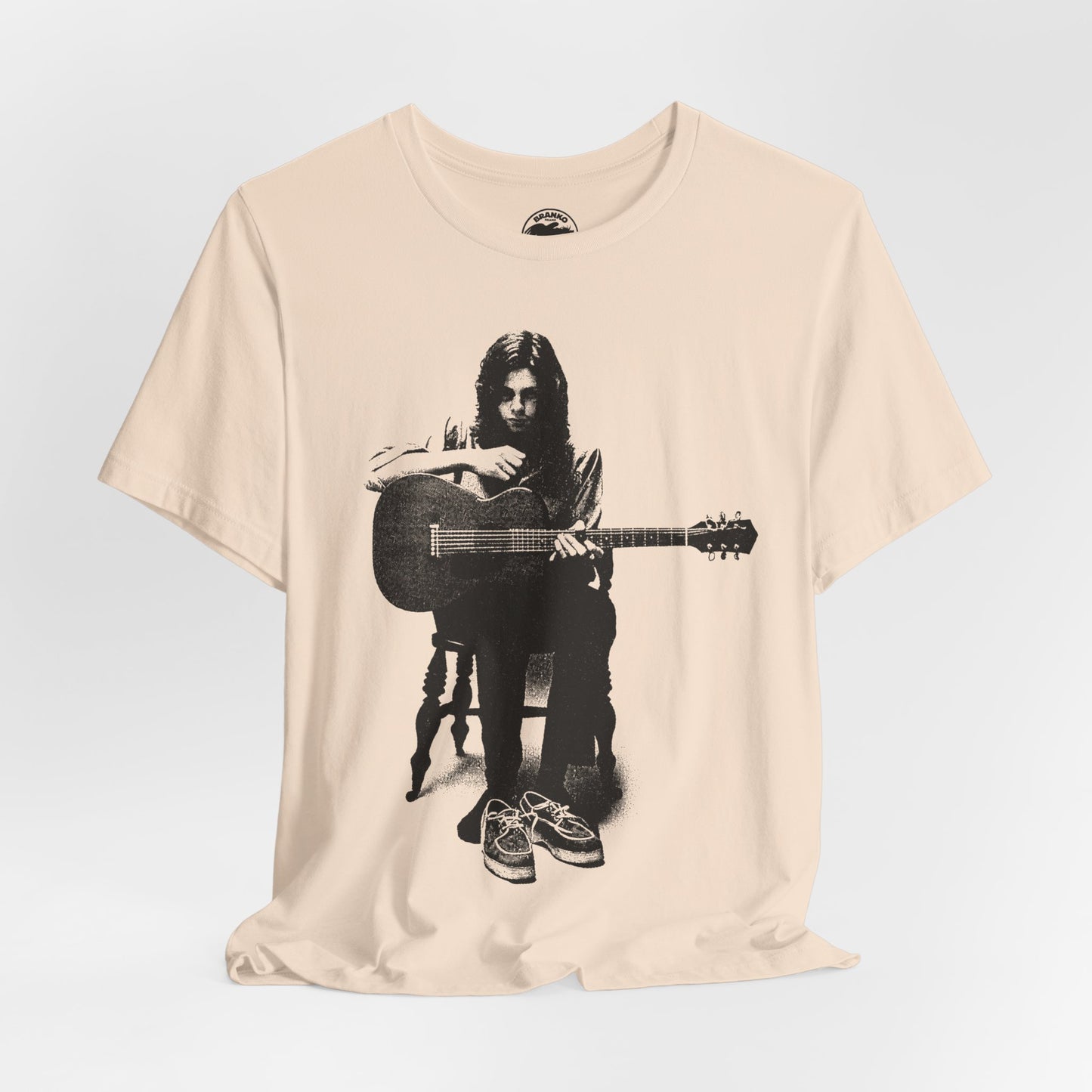 Nick Drake (Oversized Bryter Later Image with Vintage Grunge Effect)
