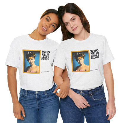 Who Killed Laura Palmer? (Twin Peaks Replica Promo T-Shirt/1990/David Lynch)