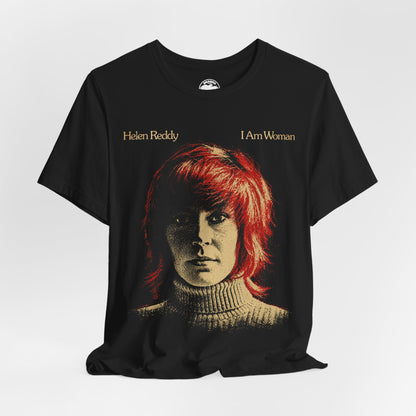 Helen Reddy (I Am Woman Graphic with Vintage Print Effect)