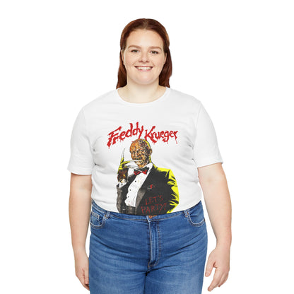 Freddy Krueger (Replica “Let’s Party” Tee/1980s/Nightmare on Elm Street)
