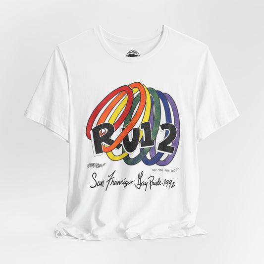 San Francisco Pride 1992 (Replica 1992 Promo Tee/Vintage Print Effect/RU12?/Are You One Too?)