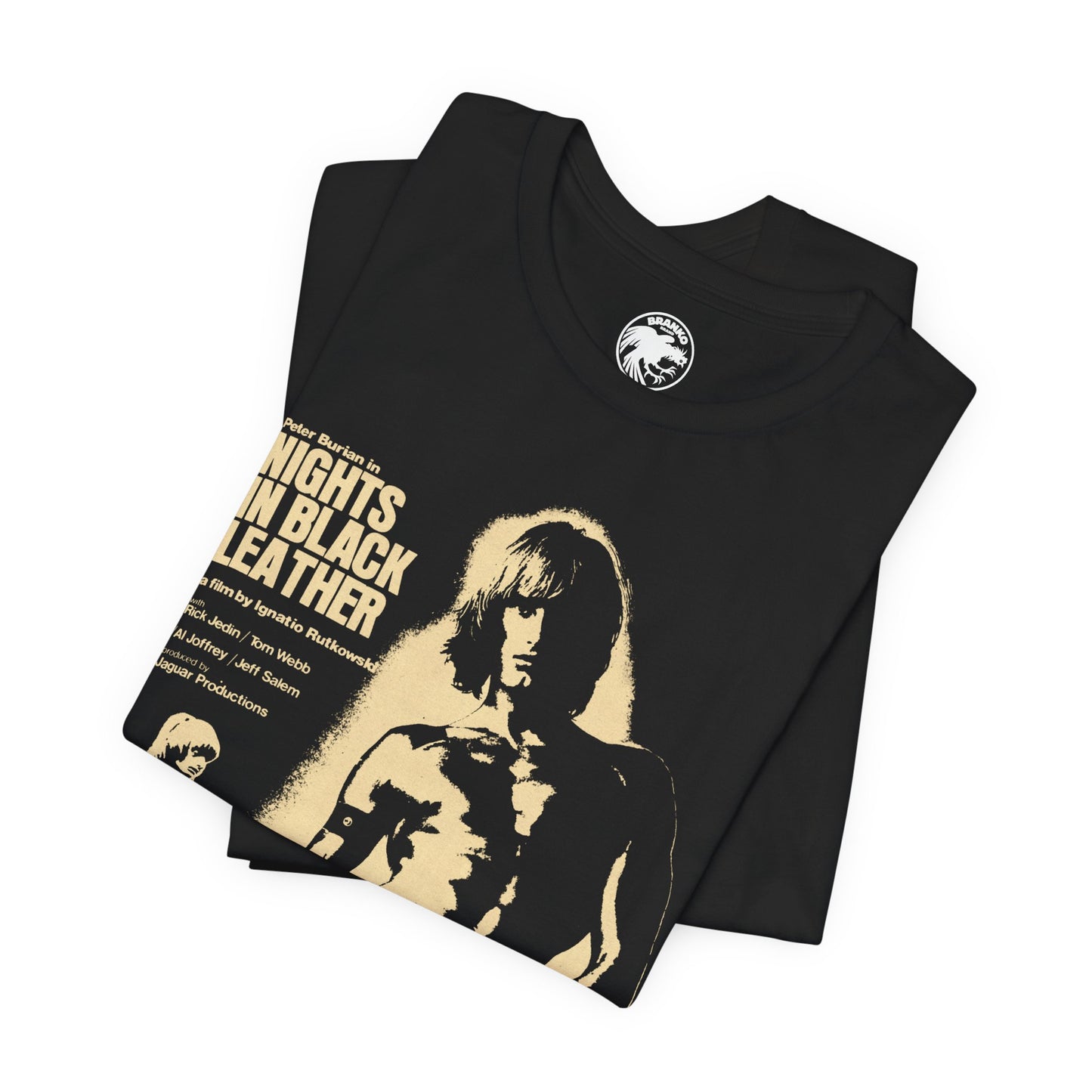 Nights in Black Leather (1973 Gay Adult Film/Gay Leather Shirt)