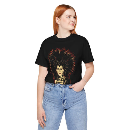 Cher (1986 Oscars Graphic Tee/Bob Mackie Dress)