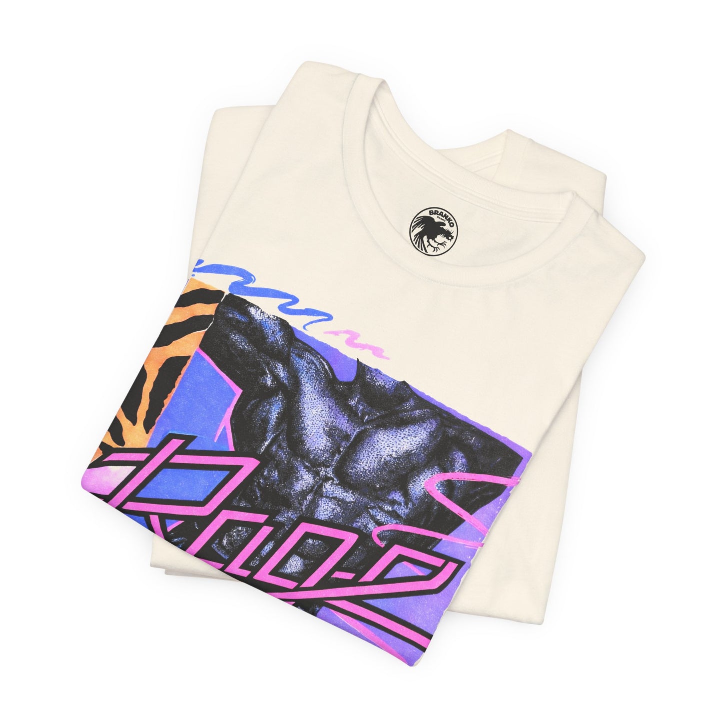 Rage (West Hollywood LGBTQ Nightclub/1983-2020/Replica 90's Promo Tee with Vintage Print Effect)