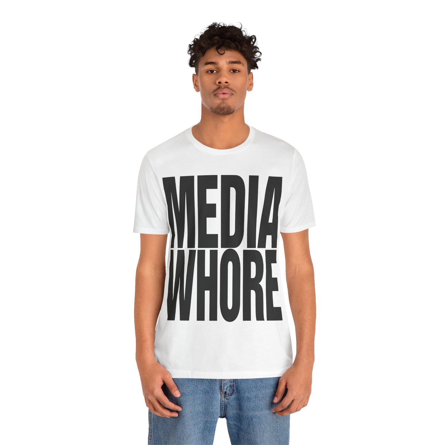 Media Whore (Katharine Hamnett Style Oversized Graphic)