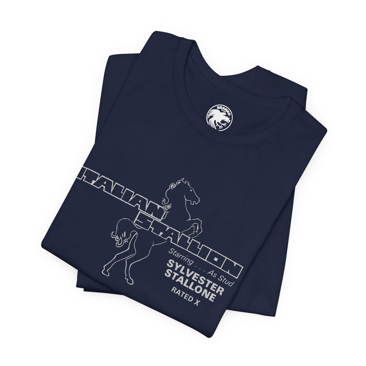 Italian Stallion/The Party at Kitty and Stud's (Replica 70's Promo Tee/Stallone Adult Film)