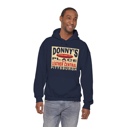 Donny's Place and Leather Central Hoodie (Iconic Pittsburgh Gay Bar/1973-2022)