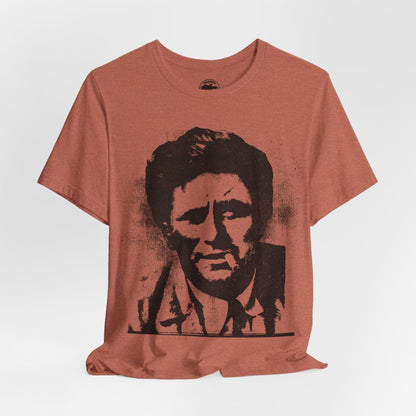 Columbo (Peter Falk Portrait with Stencil/Grunge Effect)