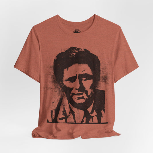Columbo (Peter Falk Portrait with Stencil/Grunge Effect)