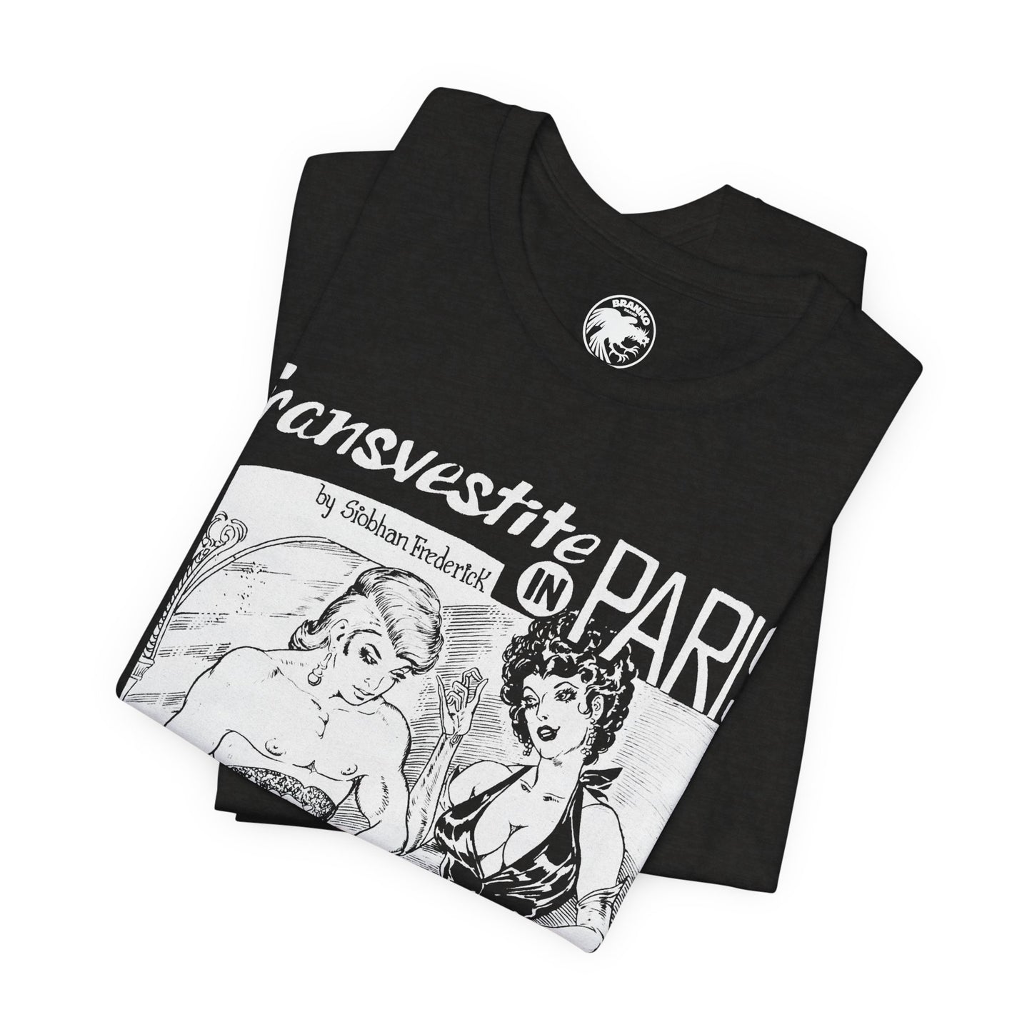 Transvestite in Paris (60's Gay Pulp Cover Artwork by Gene Bilbrew)