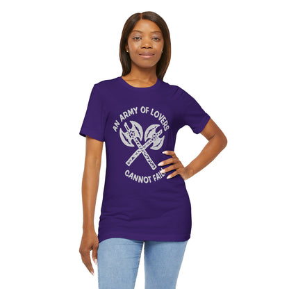 An Army of Lovers Cannot Fail! (Replica 70's Lesbian Pride Tee/Rita Mae Brown)