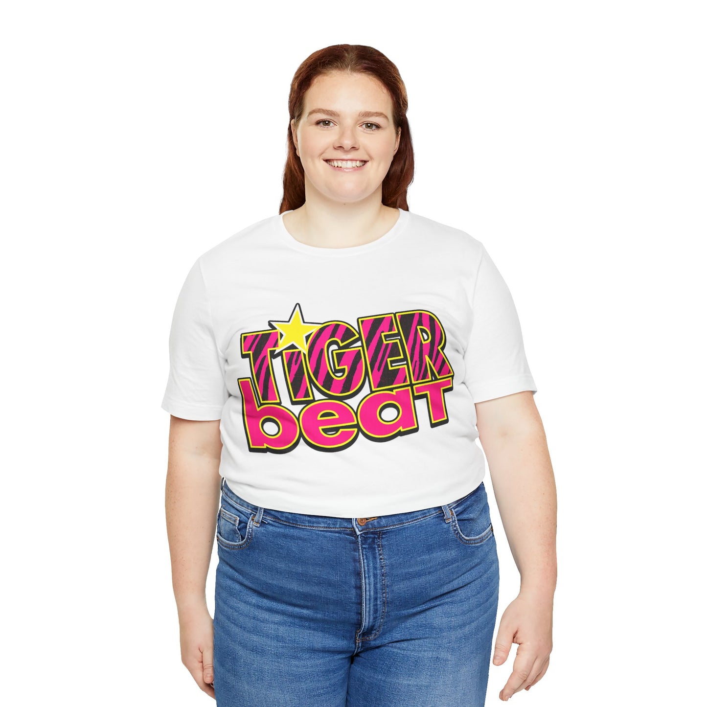 Tiger Beat (Replica Promo Shirt/80's and 90's Oversized Logo)