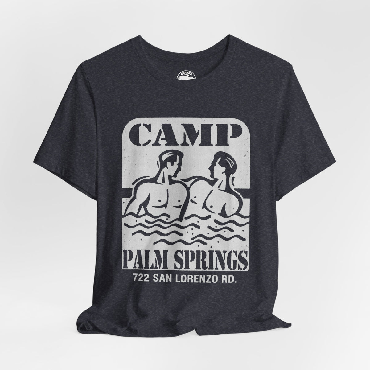 Camp Palm Springs (Palm Springs Gay Resort/Replica 90's Souvenir Shirt)