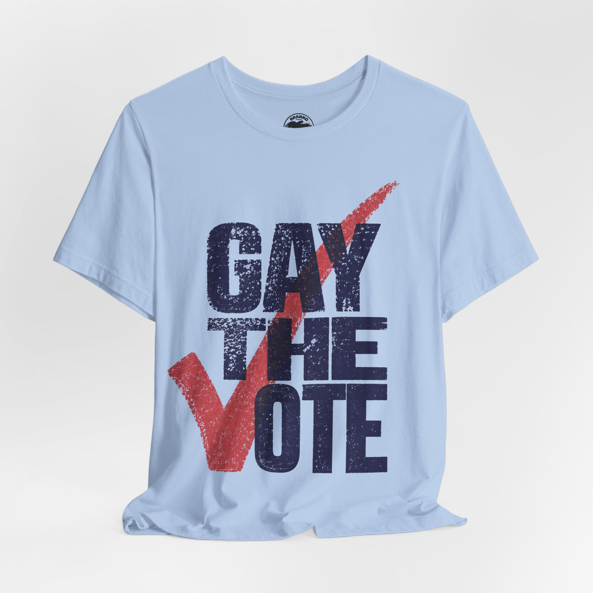 Gay the Vote (90's Rock the Vote Logo Reimagined)