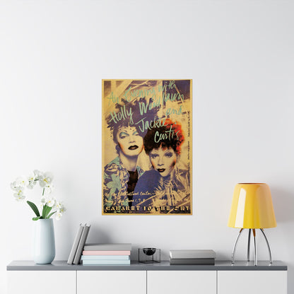 An Evening with Holly Woodlawn & Jackie Curtis (Cabaret in the Sky Poster Reprint)