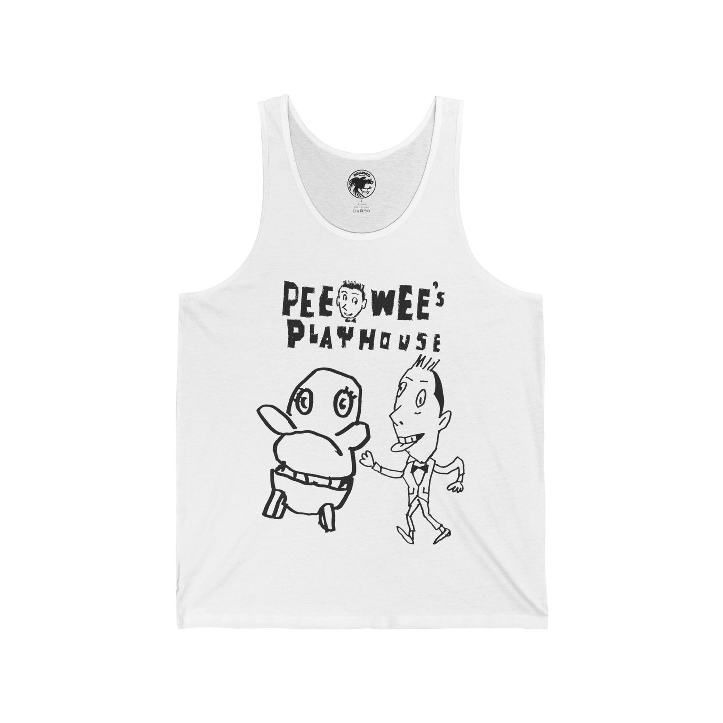 Pee Wee's Playhouse (Replica 80's Fan Club Tank/Pee Wee Herman and Chairry/Gary Panter)