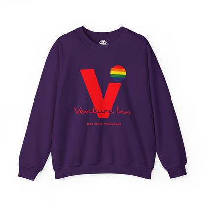 Venture Inn Sweatshirt (Philadelphia Gay Bar/1973-2016/90's Logo with Vintage Print Effect)