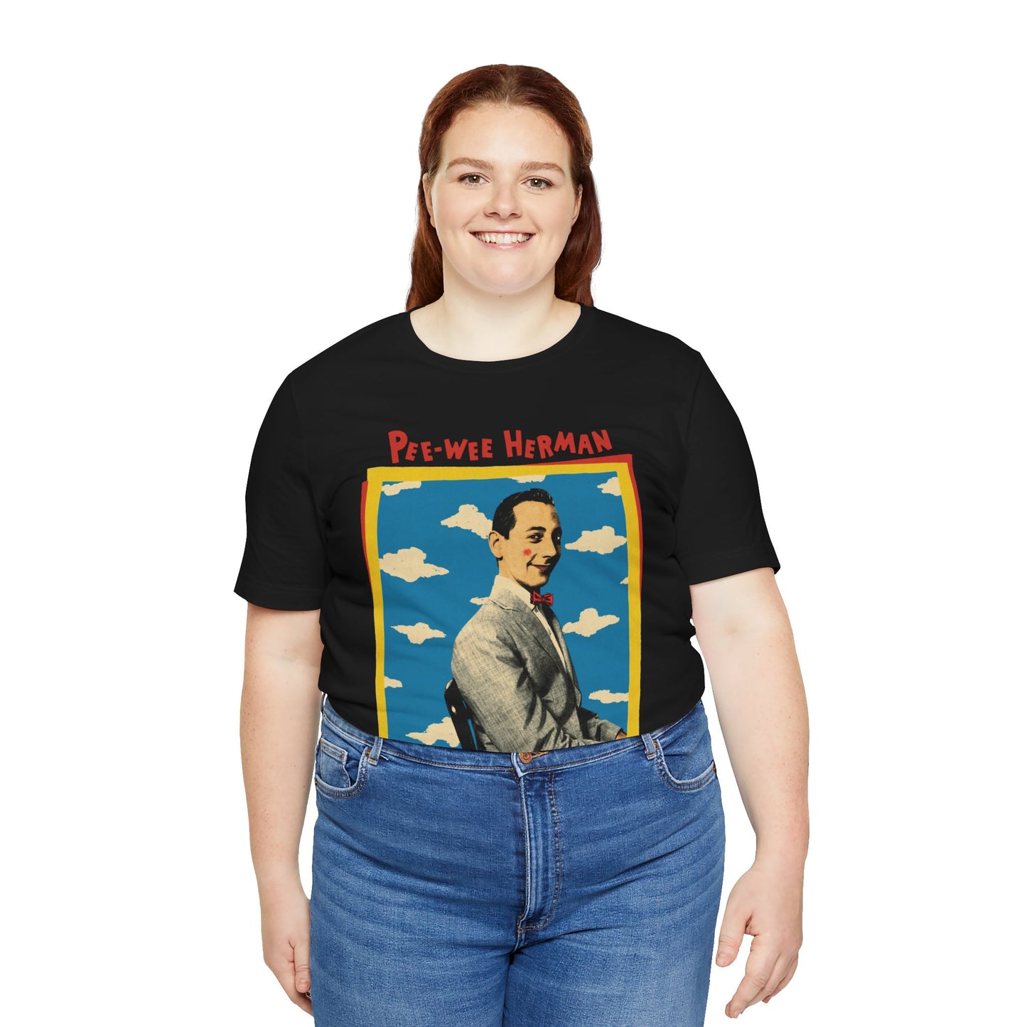 Pee-wee Herman (Replica 80's Promo Shirt with Vintage Print Effect)