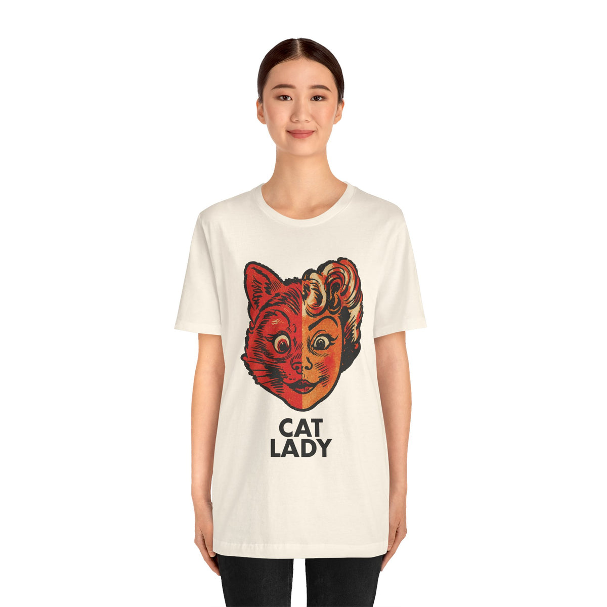 Cat Lady (1960's Topstone Mask Company Promo Art/Keith Ward Illustration)