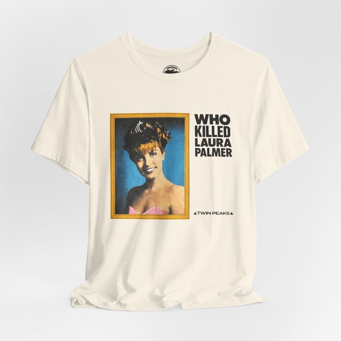 Who Killed Laura Palmer? (Twin Peaks Replica Promo T-Shirt/1990/David Lynch)
