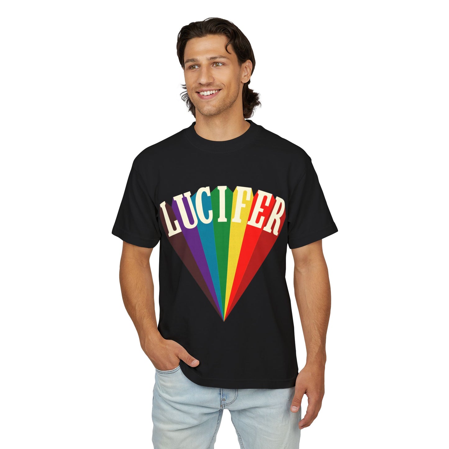 Lucifer Rising (Special Edition Boxy Heavy Tee/260 GSM/100% Combed Cotton)