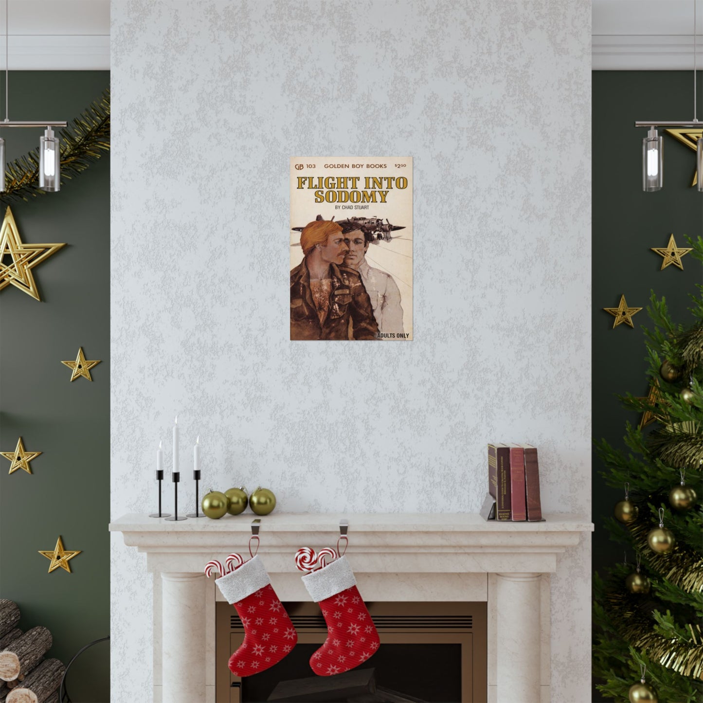 Flight Into Sodomy (60's Gay Pulp Novel Art Poster)