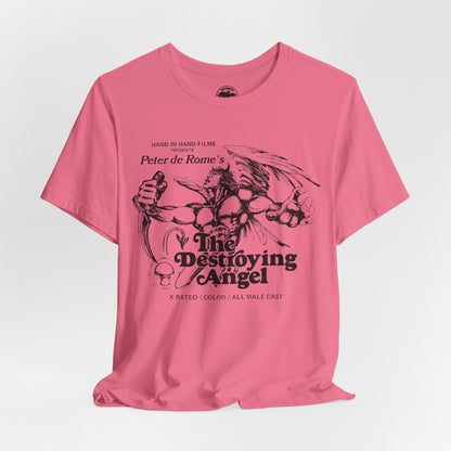 The Destroying Angel (Classic 70's Gay Adult Film/Replica Promo Shirt/Peter de Rome/Vintage Gay Porno)