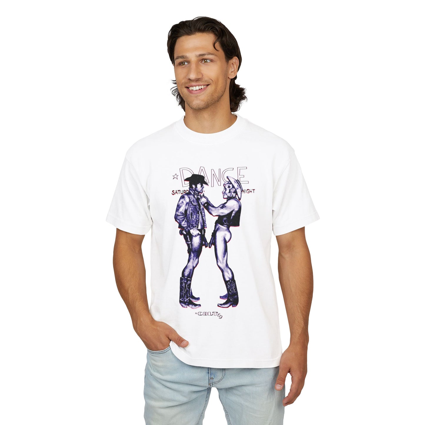 Longhorns - Dance Jim French Cowboys (Special Edition Boxy Heavy Tee/260 GSM/100% Combed Cotton)