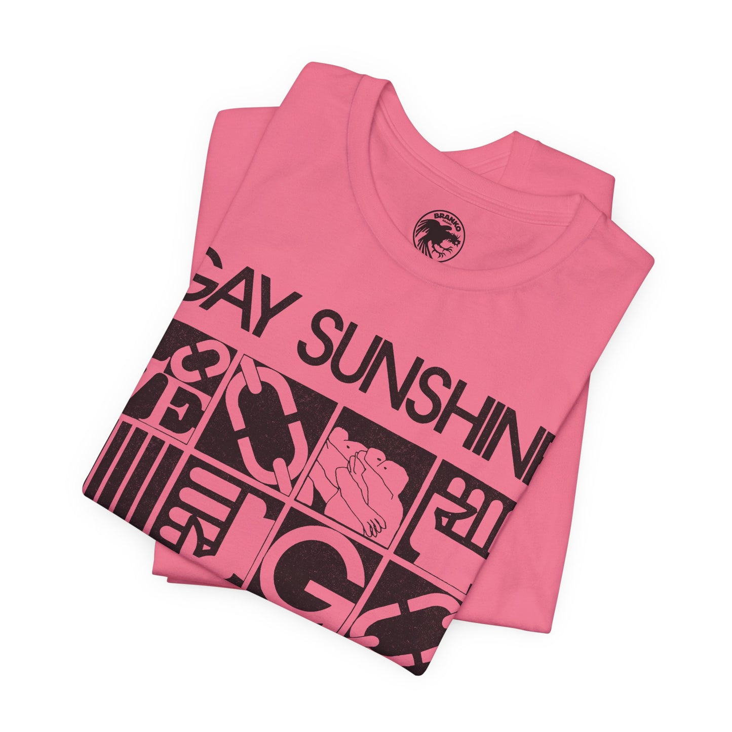Gay Sunshine (Oversized Graphic with Vintage Print Effect/Gay Liberation Newspaper)