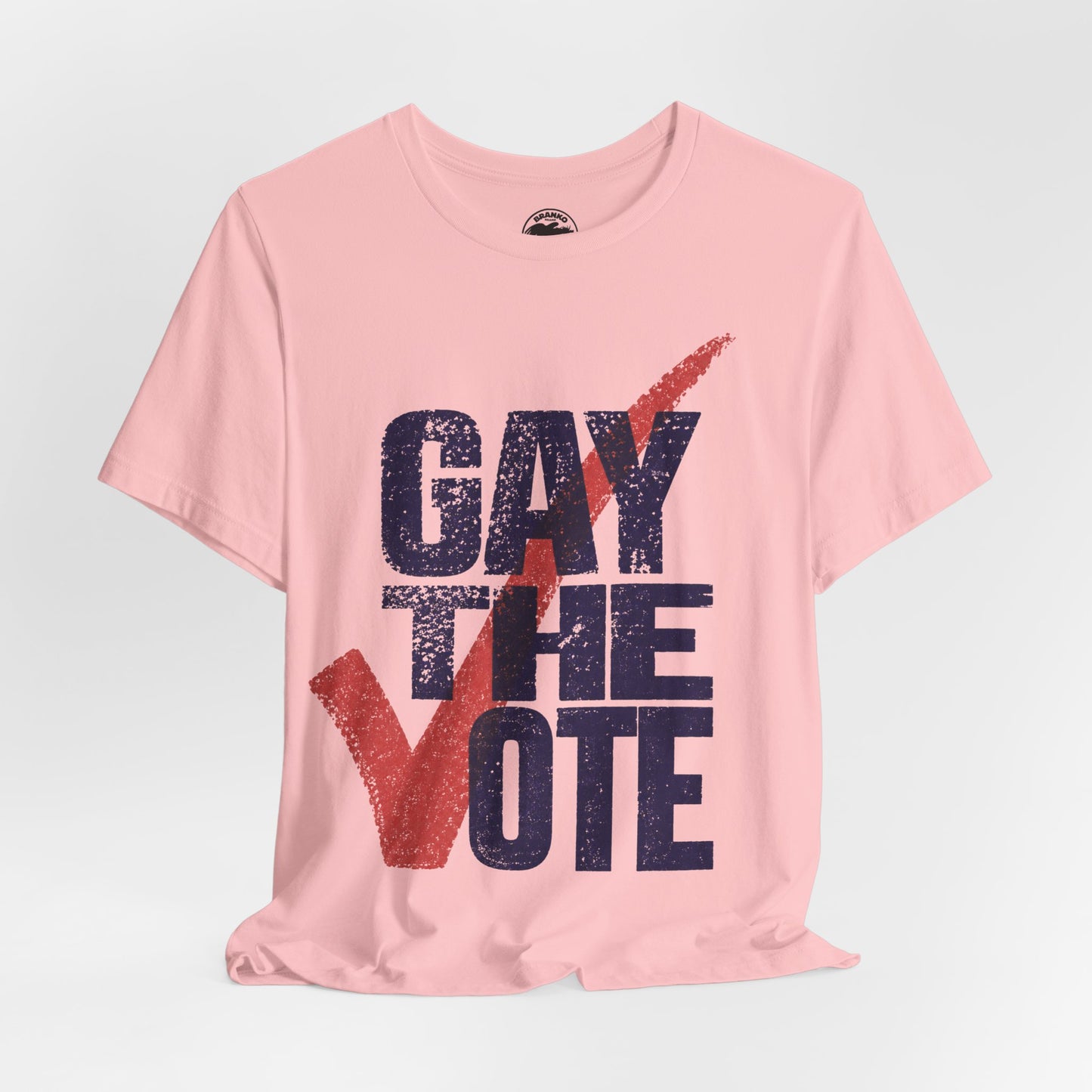 Gay the Vote (90's Rock the Vote Logo Reimagined)