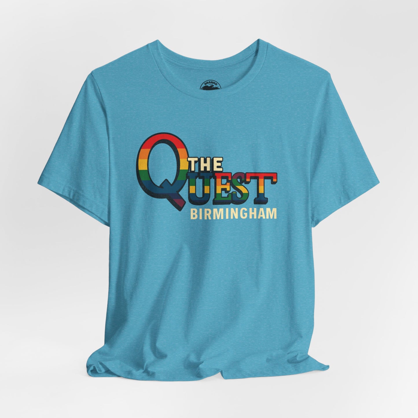 The Quest (Birmingham Alabama Gay Club/1977-2022/Replica Wall Mural Logo with Vintage Print Effect)