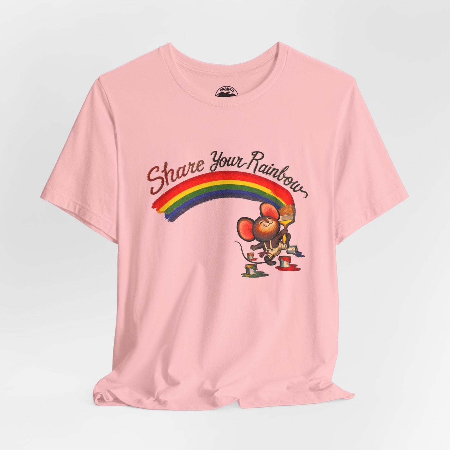 Share Your Rainbow (Replica 70's Iron-On Transfer Graphic)