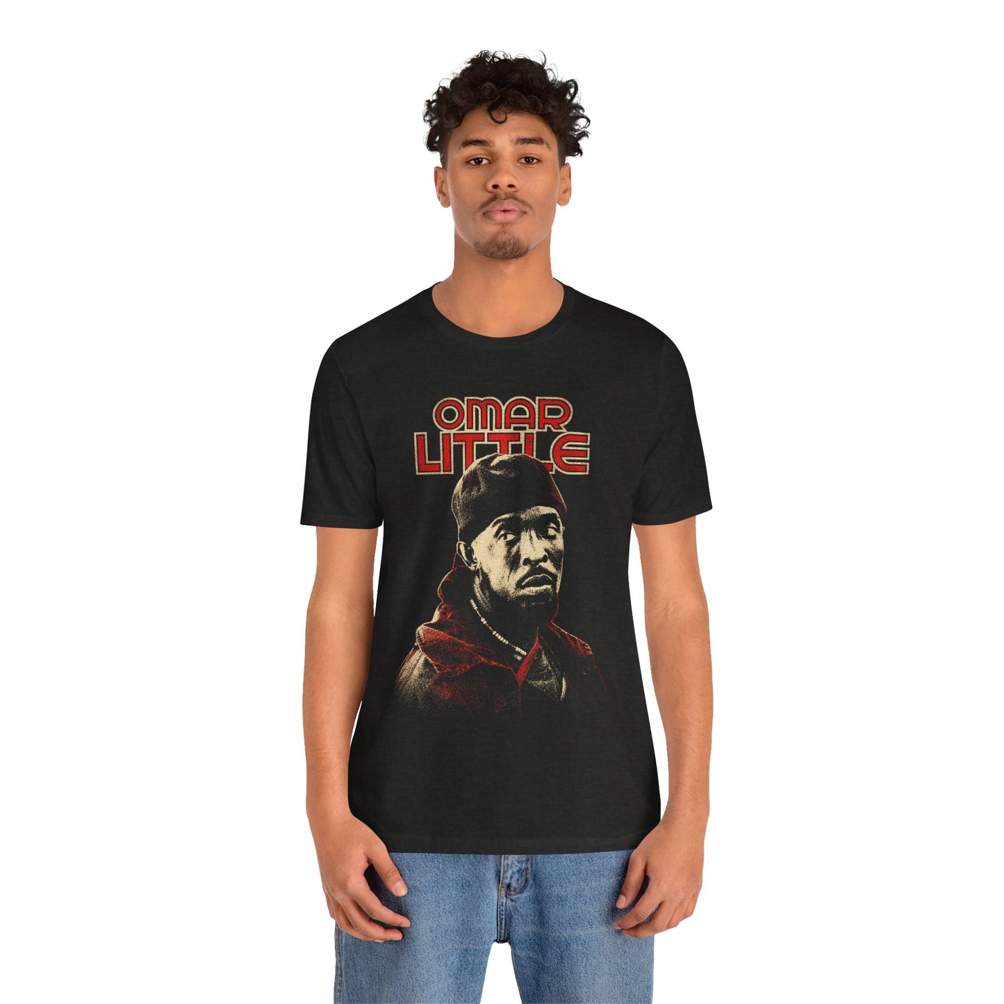 Omar Little (80's Style Rock Tee/Omar The Wire Shirt)