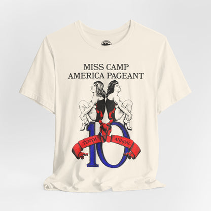 Miss Camp America Pageant (Replica 10th Annual Souvenir Shirt)