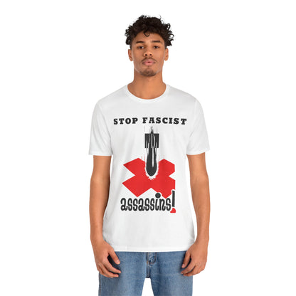 Stop Fascist Assassins! (World War II Anti-Fascist Poster)