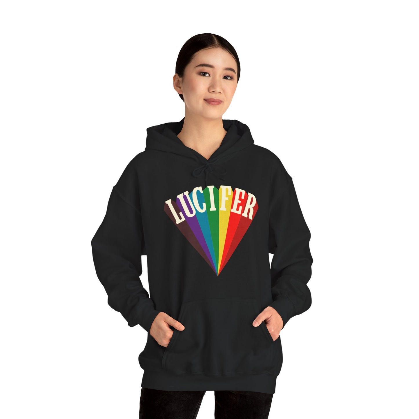 Lucifer Rising Hoodie (Lucifer Rising Rainbow/Kenneth Anger Lucifer Rising)