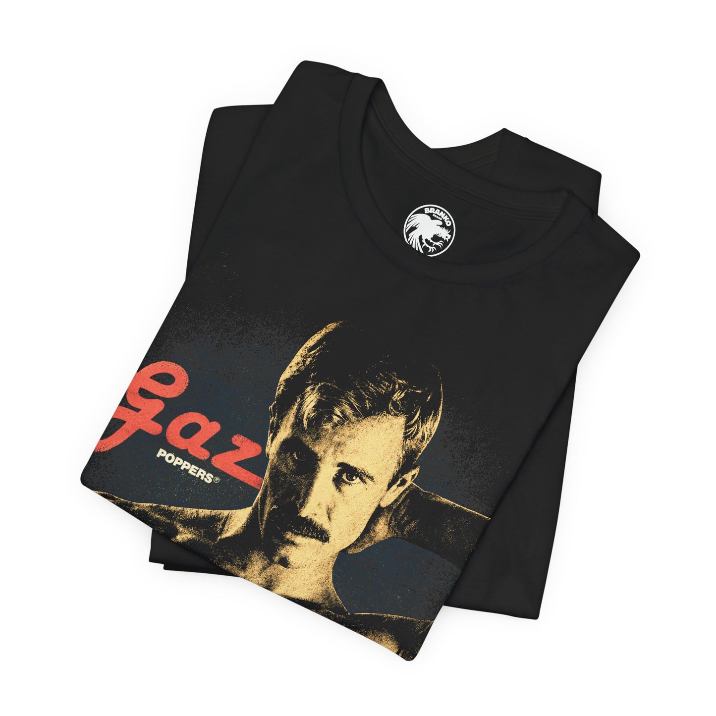 Gaz Poppers (80's Poppers Ad with Vintage Rock Tee Effect)