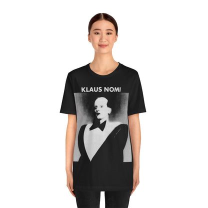 Klaus Nomi (Self Titled Debut Album Cover Art with Vintage Print Effect/Klaus Nomi Shirt)