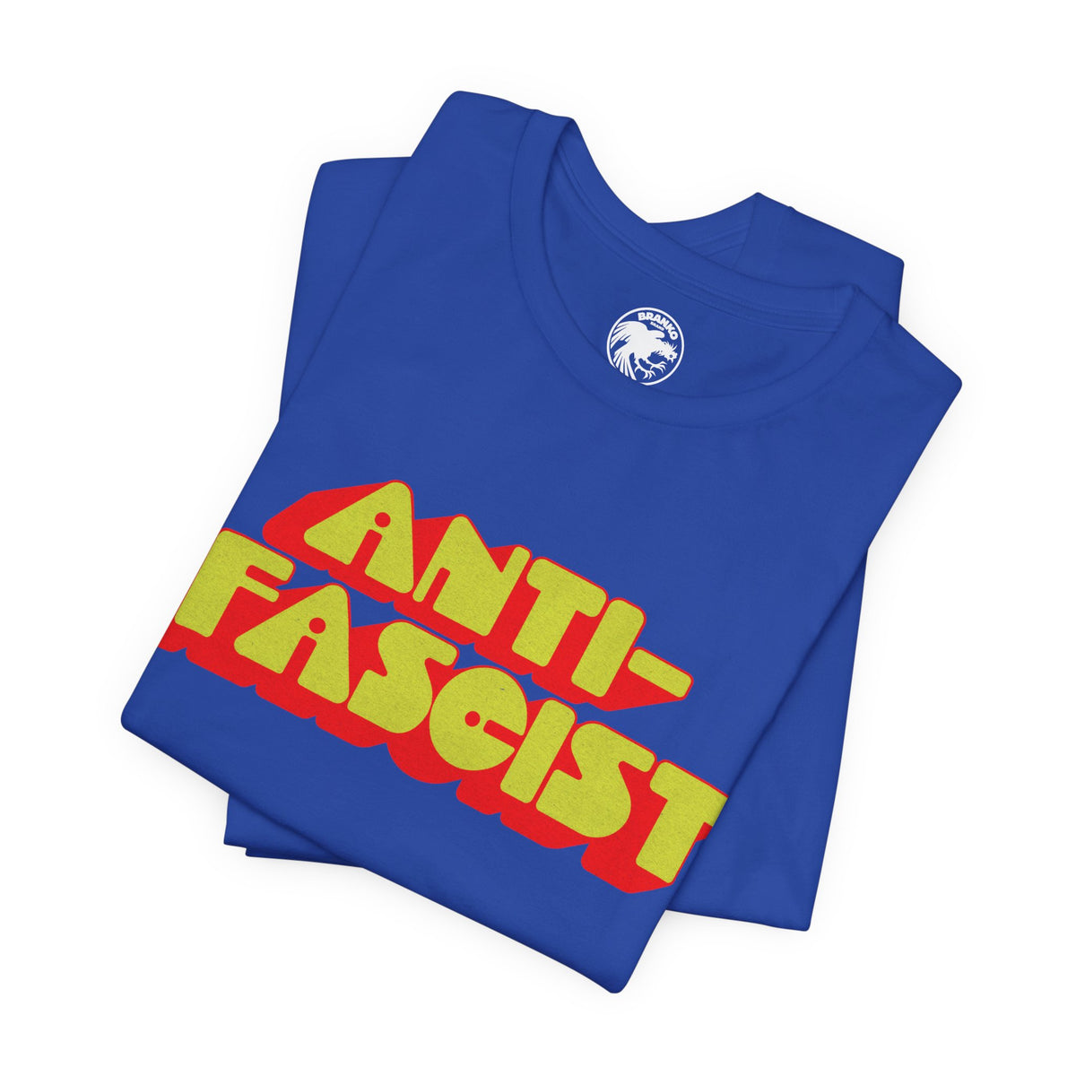 Anti-Fascist (70's Font with Vintage Print Effect)