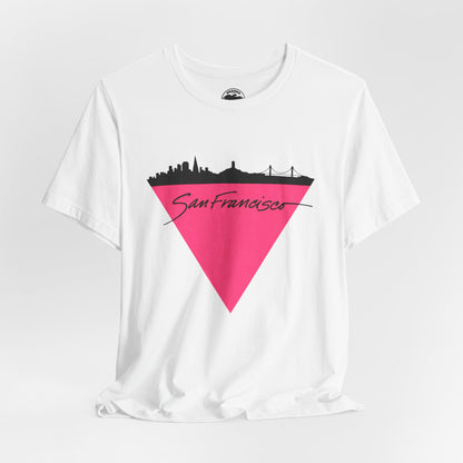 San Francisco (Replica 80's Pink Triangle Gay Pride Tee)